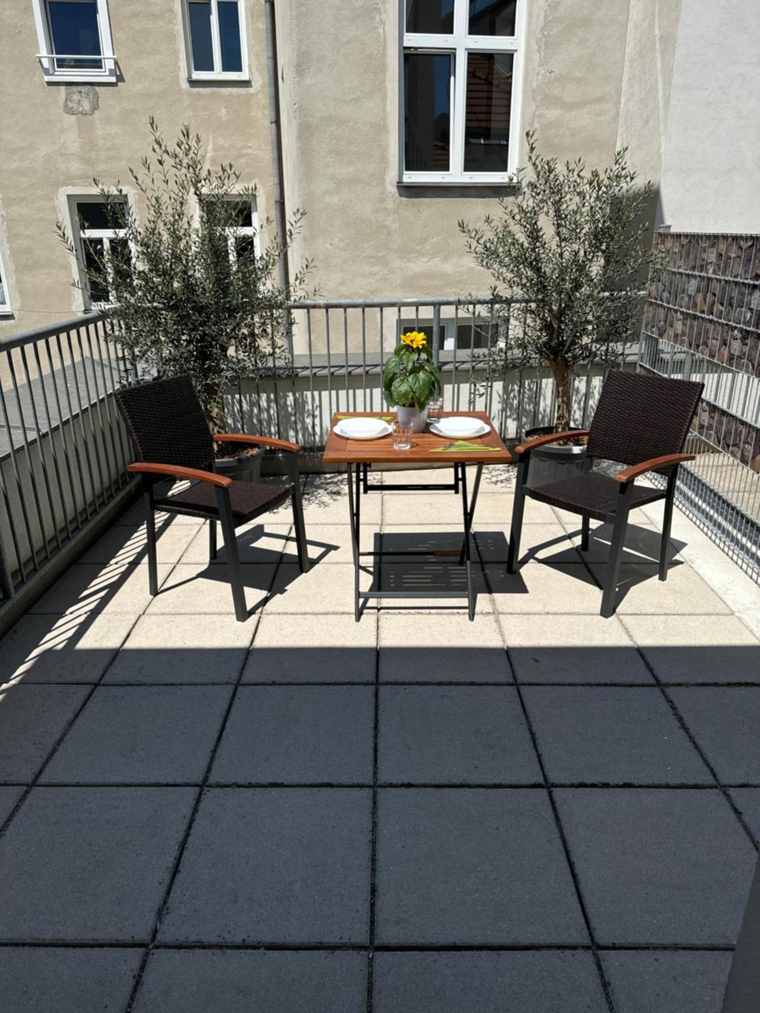 Ferienwohnung Klein Aber Fein Mit Terrasse Wien Exterior foto