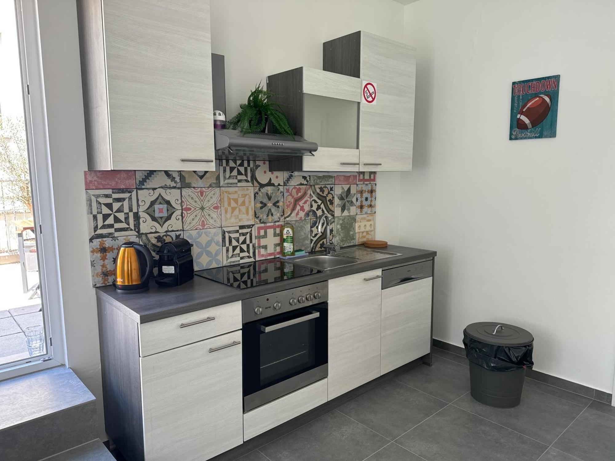 Ferienwohnung Klein Aber Fein Mit Terrasse Wien Exterior foto